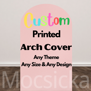 Mocsicka Customize Double-printed Chiara Cover Fabric Backdrop