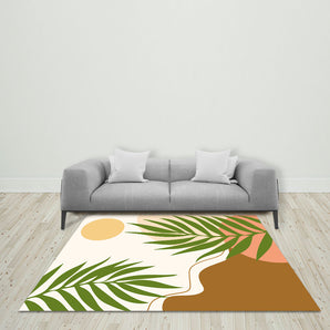 Mocsicka Sun Greenery Bohemian Ployester Floor for Party Decoration