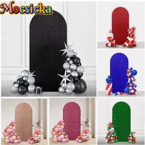 Mocsicka Shiny Arch Background Cover Sparkle Soft Baby Birthday Wedding Photo Backdrop Photography Decor Shooting Props Studio