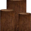 Mocsicka 3pcs/set Cotton Traditional Retro Wooden Cylinder Covers for Party Decoration-Mocsicka Party