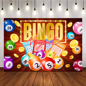 Mocsicka Bingo Night With Your Friends And Family Photo Backdrop