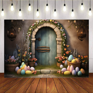 Mocsicka Easter Theme Egg  Backdrop