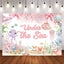 [Only Ship To U.S] Mocsicka Pink Under the Sea Theme Backdrop for Party Decoration-Mocsicka Party