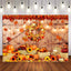 Mocsicka Pumpkin Thanksgiving Wooden Door Background-Mocsicka Party