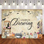 Mocsicka Halloween Theme A Baby is Brewing Baby Shower Party Backdrop-Mocsicka Party