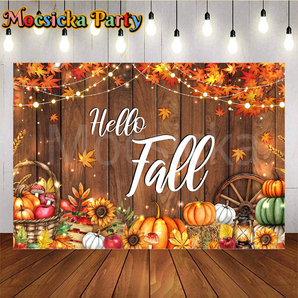 Mocsicka Hello Fall with Pumpkin for Baby Shower