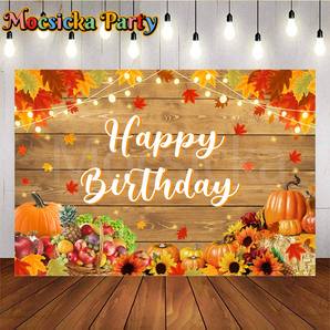 Mocsicka Happy Birthday in Fall for Birthday