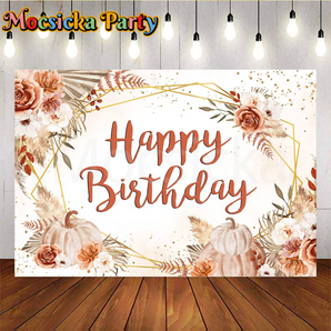 Mocsicka Happy Birthday in Fall for Birthday