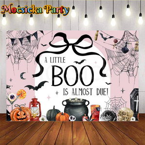 Mocsicka A little black BOO is almost due with a bow for Baby shower