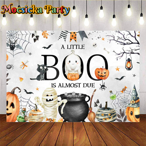 Mocsicka A little BOO is Almost Due with pumpkin for Baby Shower