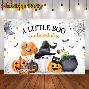 Mocsicka A little BOO is Almost Due with little pumpkin for Baby Shower