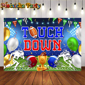 Mocsicka Touchdown Backdrop – Football Party Decoration
