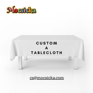 Mocsicka Custom Vinyl Tablecloths for Party Decoration-Mocsicka Party