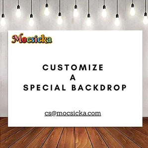 Mocsicka Custom Welcome Signs for Theme Party Decoration 90x75cm