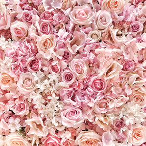 Mocsicka Light Pink Rose Ployester Floor for Wedding Party Decoration