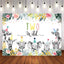 [Only Ship To U.S] Mocsicka Wild Animals and Forest Happy 2nd Birthday Party Backdrop-Mocsicka Party