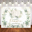 Mocsicka A Little Pumpkin is on the way Baby Shower Party Backdrop-Mocsicka Party