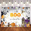 Mocsicka A Little Boo is Almost Due Backdrop for Halloween Party-Mocsicka Party