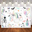 Mocsicka Hey Boo Halloween Theme Party Backdrop-Mocsicka Party