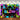 Mocsicka Gorgeous Graffiti Let's Glow Party Backdrop