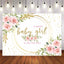 [Only Ship To U.S] Mocsicka A Sweet Baby Girl is on The Way Baby Shower Party Backdrop-Mocsicka Party
