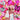 Mocsicka 111Pcs Pink Balloon Arch Set for Girls Birthday Party Foil Balloon Princess Theme Decoration