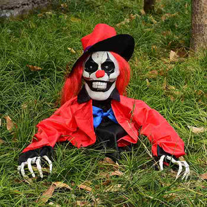 Mocsicka Halloween Clown Ghost Ground Insert Party Decoration Props-Mocsicka Party