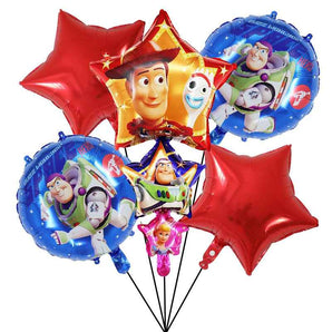 Mocsicka Toy Story Foil Balloon Accessories- Giant 5Pcs