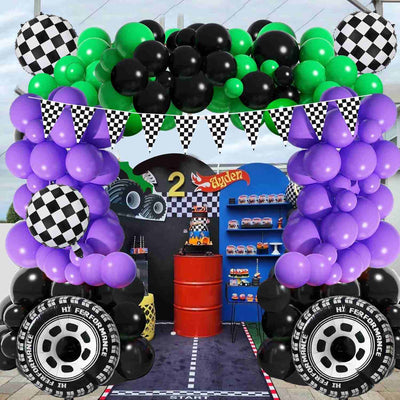 Mocsicka Racing Theme Latex Balloons Set Party Decoration