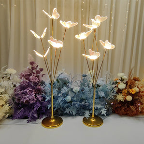 Mocsicka Butterfly Path Light Wedding Party Decoration Props Accessories