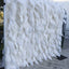 Mocsicka Holy Pure White Artificial Feathers Flower Wall Wedding Party Decor