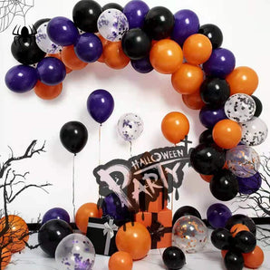 Mocsicka 115Pcs Halloween Theme Balloon Arch Set