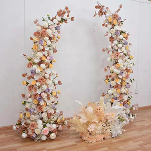 Flash Sale Mocsicka Lvory Door Curved Arch Stand for Party Decoration