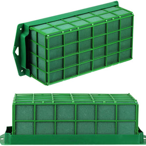 Mocsicka Rectangle Floral Foam Cage for Fresh Flowers for Table Centerpiece Floral Arrangement Accessories
