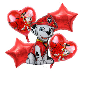 Mocsicka Paw Patrol Foil Balloon Accessories- Giant 5Pcs