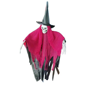 Mocsicka 2PCS Halloween Hanging Spooky Witch Party Decoration Props