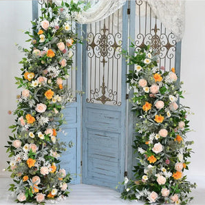 Flash Sale Mocsicka Lvory Door Curved Arch Stand for Party Decoration