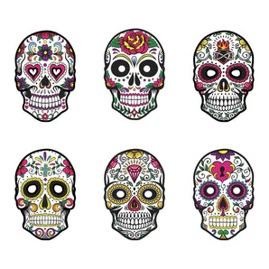 Mocsicka Day of the Dead Prom Mask Halloween Horror Party Paper Face Mask