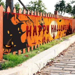 Mocsicka Happy Halloween Party Banner 250x50cm