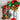 Mocsicka Red and Green Christmas Party Balloon Arch Set