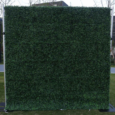 Mocsicka Wedding Green Grass Fabric Artificial Flower Wall Birthday Party Decor