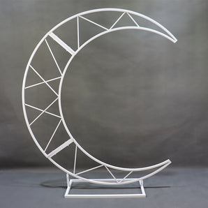 Flash Sale Mocsicka Moon Shape Iron Party Decoration Stand