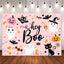 Mocsicka Pink Halloween Theme Hey Boo Baby Shower Party Backdrop-Mocsicka Party