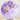 Mocsicka Gradient Purple and Flowers Birthday Party Round Cover Backdrop