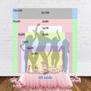 [Clearance] Mocsicka So Sweet to Be One Happy Birthday Party Backdrop