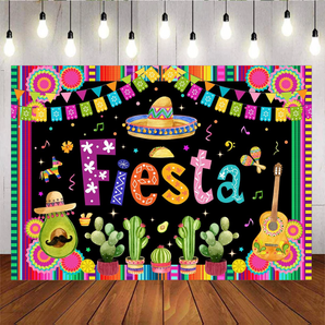 Mocsicka Mexican Fiesta Theme Backdrop Festival Party Decorations
