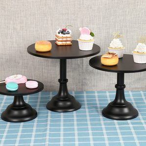 Mocsicka 3Pcs Birthday Party Tall Cake Stand Decoration Accessories