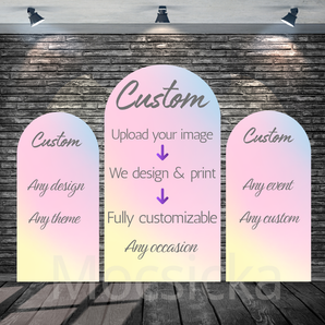 Mocsicka Customize Double-printed Chiara Cover Backdrop