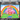 Mocsicka Candy Rainbow Castle for Christmas Backdrop