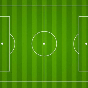 Mocsicka Green Football Field Ployester Floor for Birthday Party Decoration